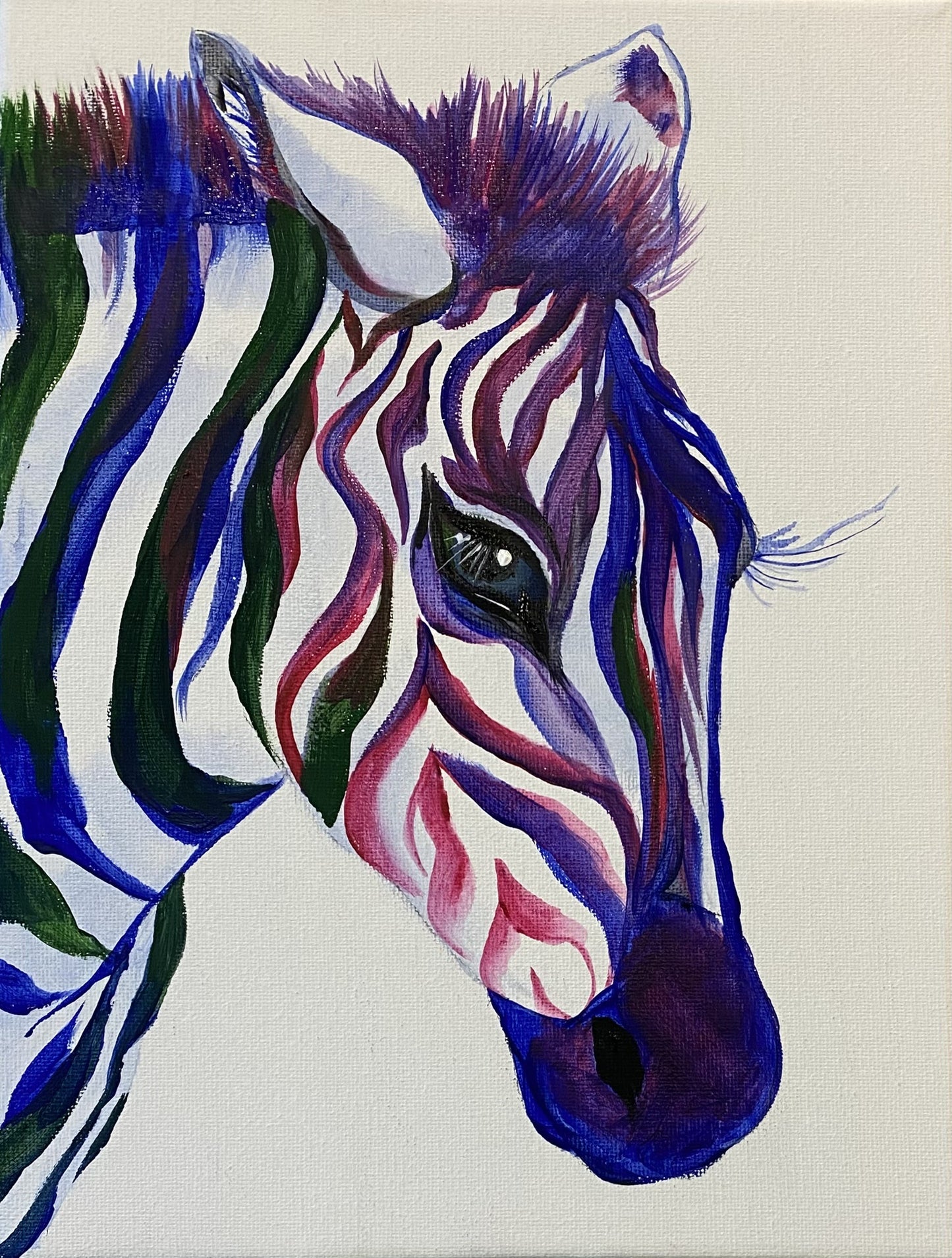 Canvas Club Painting Kit - African Zebra