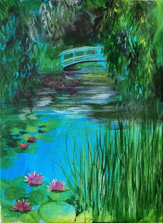 Canvas Club Painting Kit - Monet's Garden