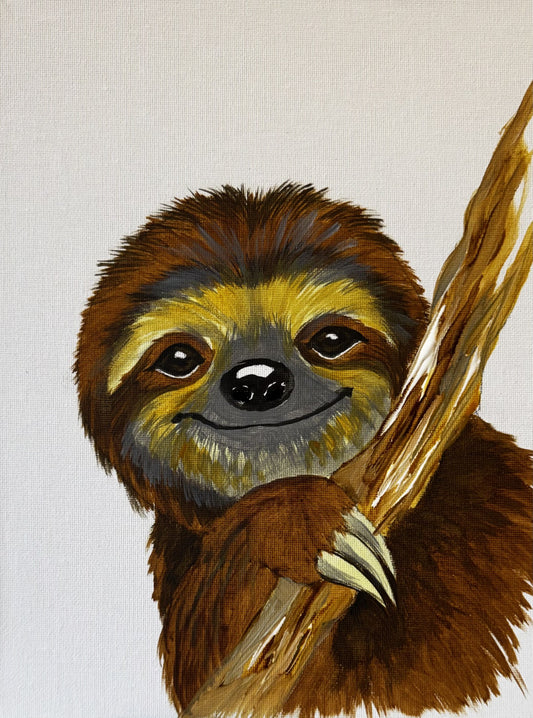 Canvas Club Painting Kit - Sloth