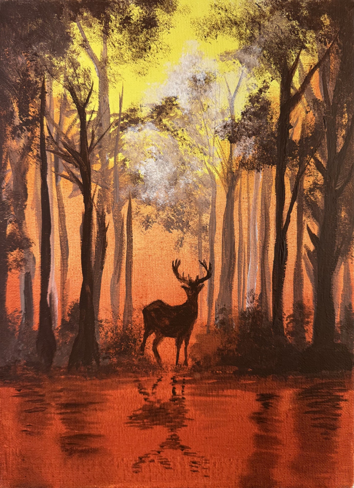 Canvas Club Painting Kit - Woodland Deer