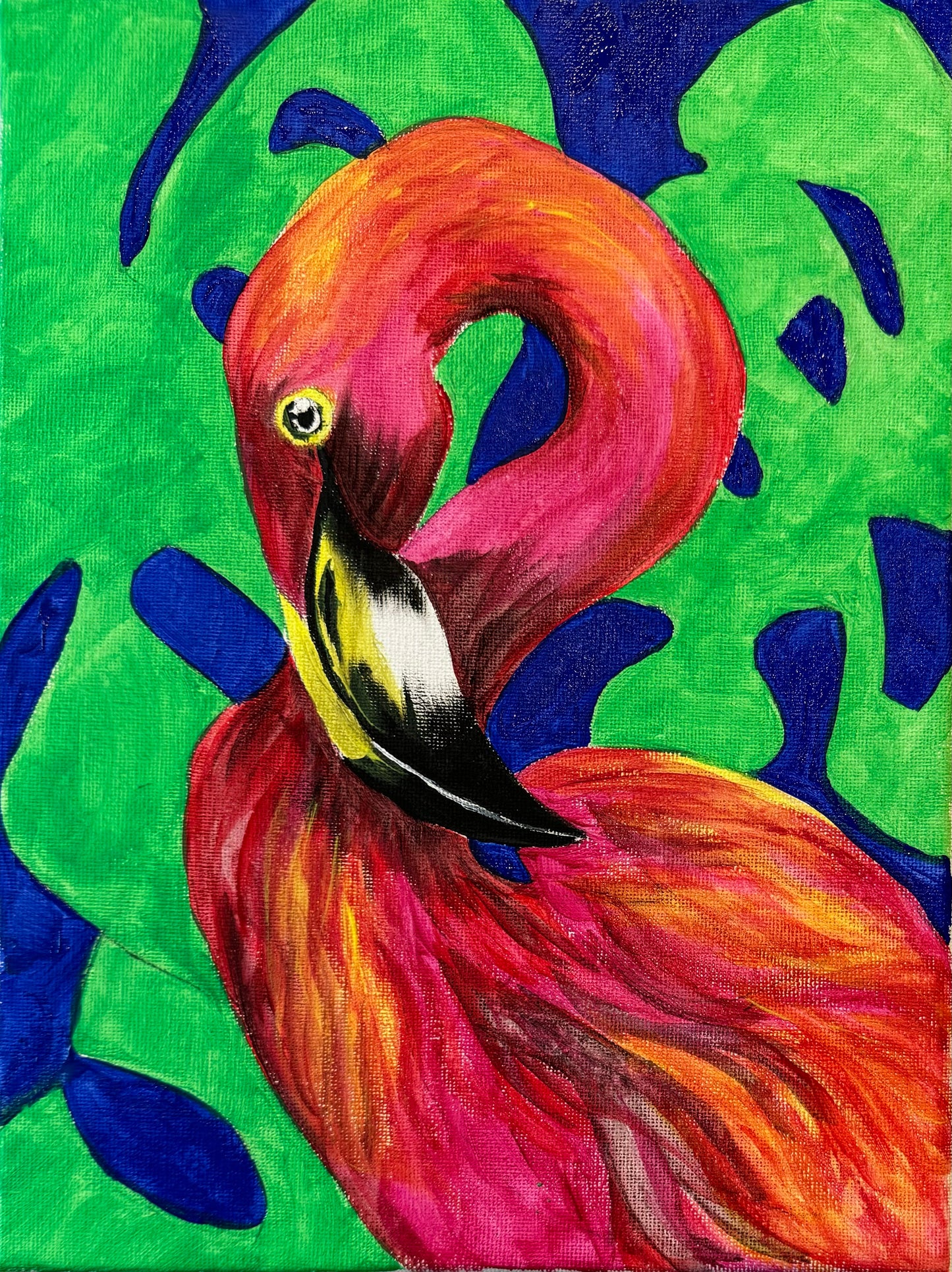 Canvas Club Painting Kit - Flamingo