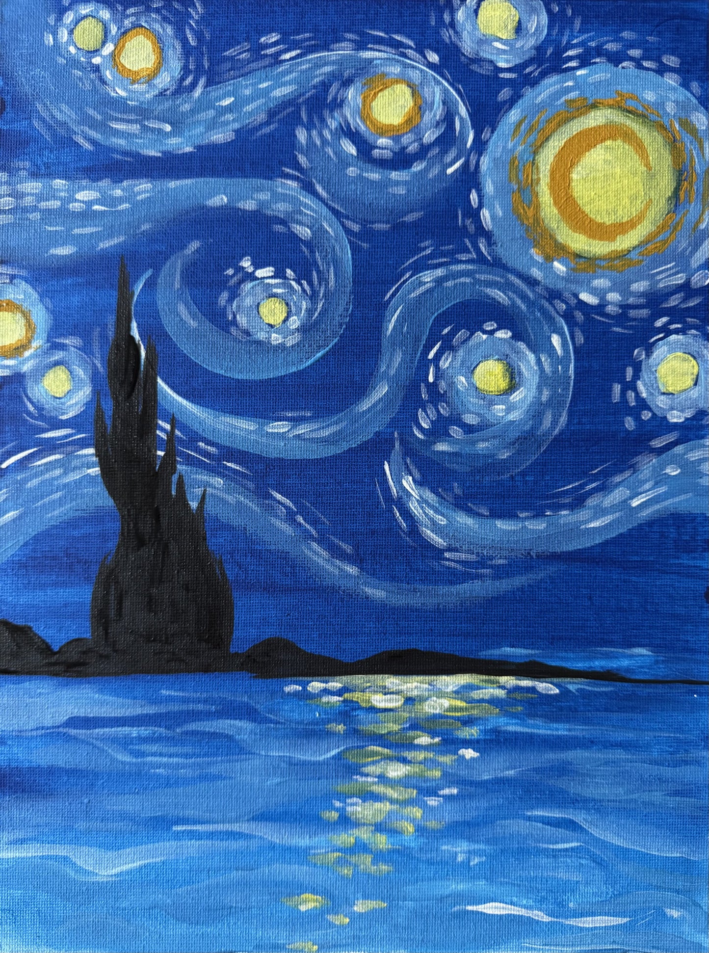 Canvas Club Painting Kit - Starry Night