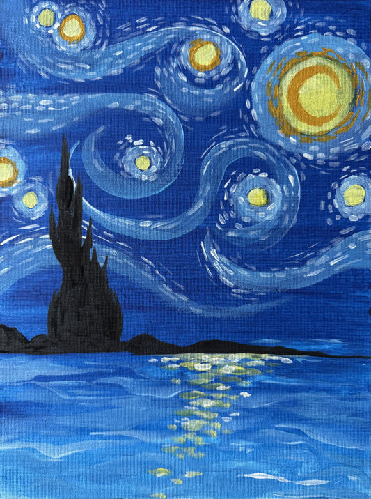 Canvas Club Painting Kit - Starry Night